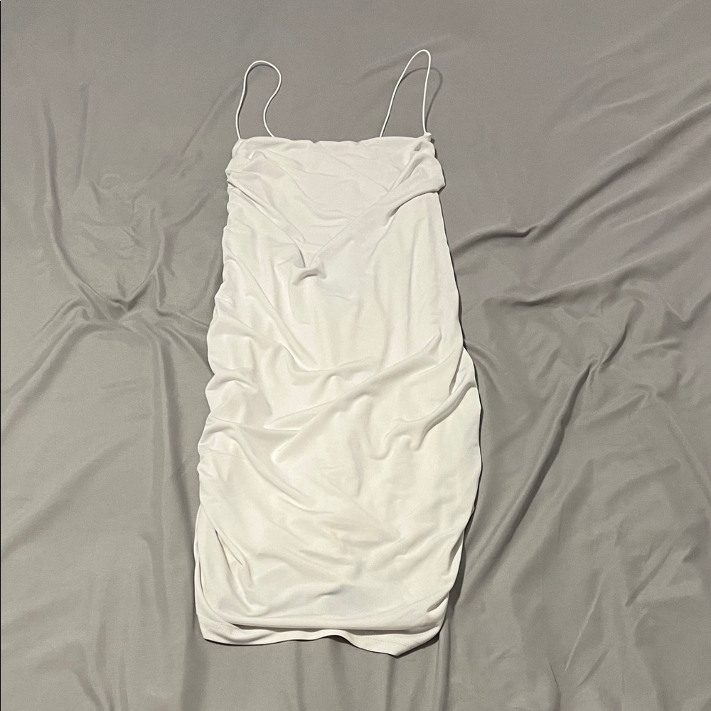 Elegant White Mini Dress